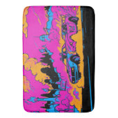 Tapis De Bain Glisser-Racing Burn-Out - Glisser-racing Cars (devant Vertical)