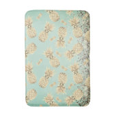 Tapis De Bain Glitterie amusante Ananas d'or (Devant (Vertical))