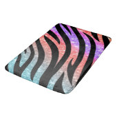 Tapis De Bain Glittery Zebra Stripes Pattern (Angle)