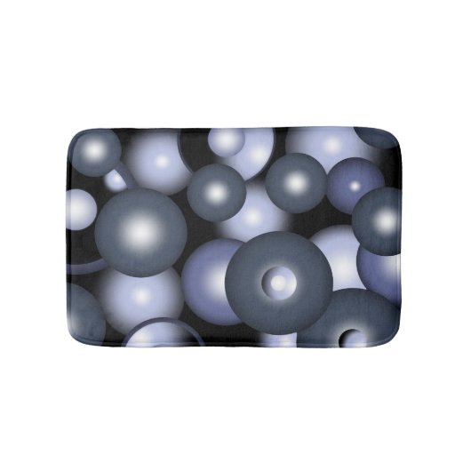 Tapis De Bain Global Concentric Circle Orbital Art Abstrait (Devant)