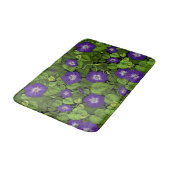 Tapis De Bain Gloire du matin en violet et vert (Angle)