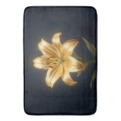 Tapis De Bain Glowing golden lily flower (devant Vertical)