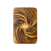 Tapis De Bain Glume de bain fractée torsadée jaune (Devant (Vertical))