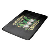 Tapis De Bain Gnome de la Fête de la Saint-Patrick Chanceux Trèf (Angle)