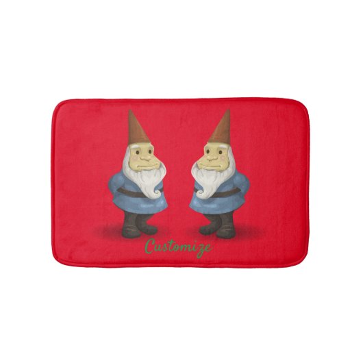Tapis De Bain Gnome de vacances d'hiver Thunder_Cove (Devant)