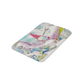 Tapis De Bain Gnomes dans la peinture à l'aquarelle de la neige (Angle)