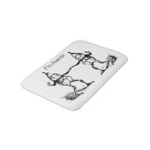 Tapis De Bain Gnomes Elf des Fêtes d'hiver Thunder_Cove (Angle)