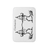 Tapis De Bain Gnomes Elf des Fêtes d'hiver Thunder_Cove (Devant (Vertical))