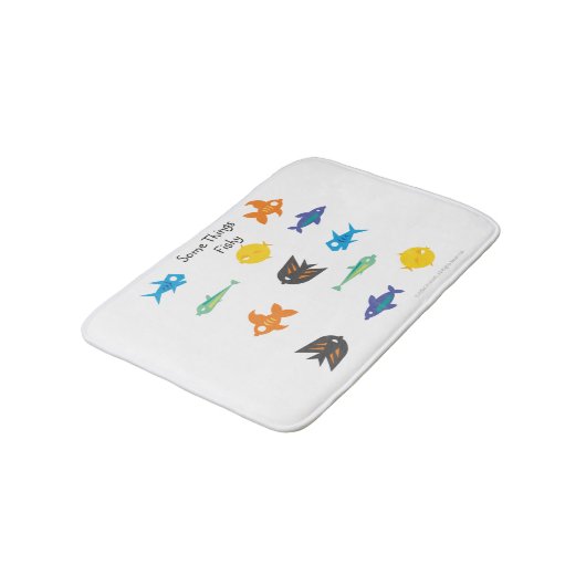 Tapis De Bain Go Fish_some Things Fishy_espèce unique (Angle)
