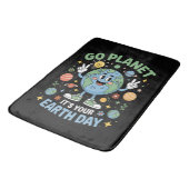 Tapis De Bain Go Planet Its Your Earth Day (Angle)
