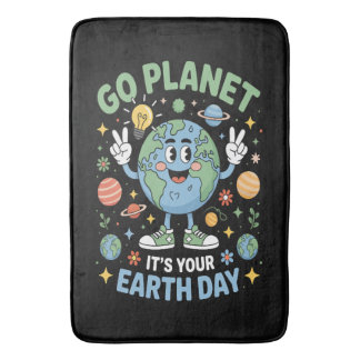 Tapis De Bain Go Planet Its Your Earth Day