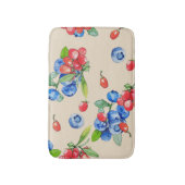 Tapis De Bain Goji, bleuet : aquarelle motif. (Devant (Vertical))