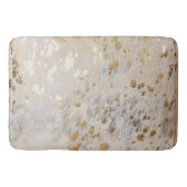 Tapis De Bain Gold Cowhide Print Metallic (Devant)