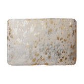 Tapis De Bain Gold Cowhide Print Metallic (Devant)