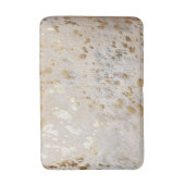 Tapis De Bain Gold Cowhide Print Metallic (Devant (Vertical))