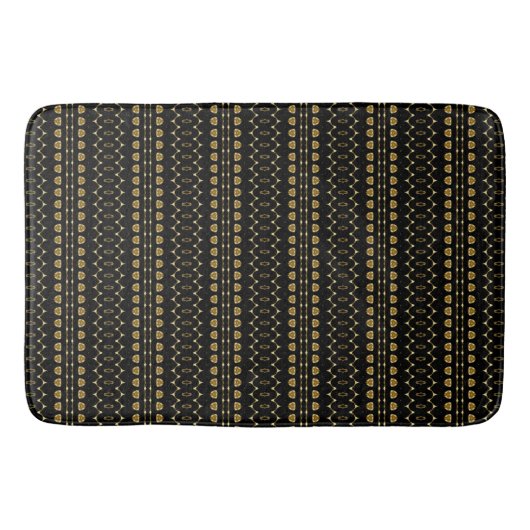 Tapis De Bain Gold et Black Stried 2 (Devant)