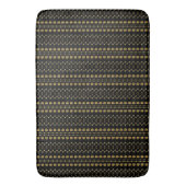 Tapis De Bain Gold et Black Stried 2 (devant Vertical)