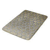 Tapis De Bain Gold et Silver Luxuriant Design Collection (Angle)