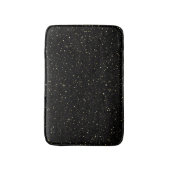 Tapis De Bain Gold glitter and sparkles on black (Devant (Vertical))