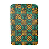 Tapis De Bain Gold Green Abstrait Motif moderne (Devant (Vertical))