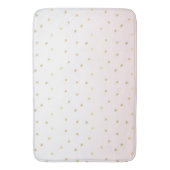 Tapis De Bain Gold Hearts Blush Pink Ombre (devant Vertical)