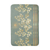 Tapis De Bain Gold Sun Branches Feuilles salle de bain Mat (Devant (Vertical))