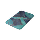 Tapis De Bain Golden Banana Leaf : Motif de luxe. (Angle)