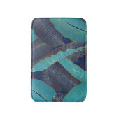 Tapis De Bain Golden Banana Leaf : Motif de luxe. (Devant (Vertical))
