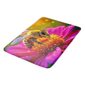 Tapis De Bain Golden Bee Flower Magic Design (Angle)