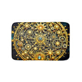 Tapis De Bain Golden Clockwork Celestial Art (Devant)