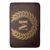 Tapis De Bain Golden Laurel Wreathe (devant Vertical)