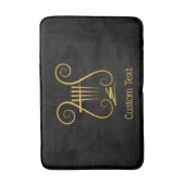 Tapis De Bain Golden lyre (Devant (Vertical))