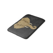 Tapis De Bain Golden Mandala Elephant Graphic Art - Boho Print (Angle)
