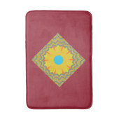 Tapis De Bain Golden Red African Traditionnel Bath Mats (Devant (Vertical))