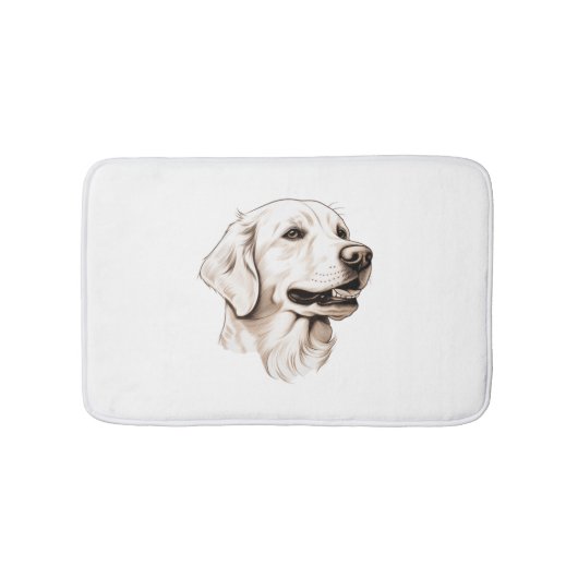 Tapis De Bain Golden Retriever 2 (Devant)
