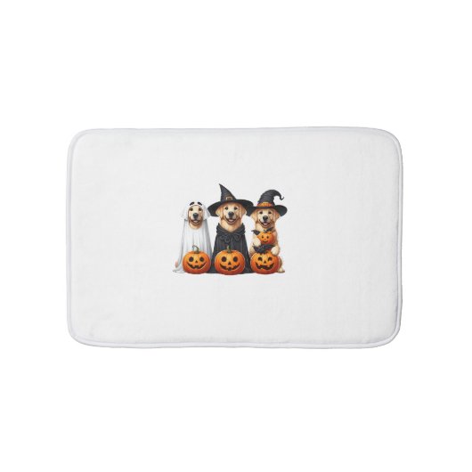 Tapis De Bain Golden Retriever Ghost Halloween Amoureux de les c (Devant)