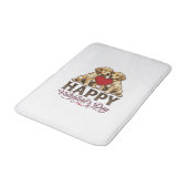 Tapis De Bain Golden Retriever Joyeuse Saint-Valentin (Angle)