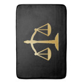 Tapis De Bain Golden Scales of Justice Law Theme (devant Vertical)