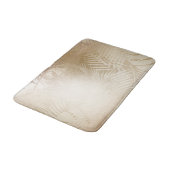 Tapis De Bain Golden Shine Botanique Tropical Palm Tree Feuilles (Angle)