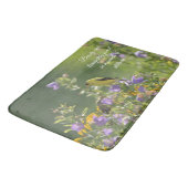 Tapis De Bain Goldfinch sur Harebell Flower (Angle)