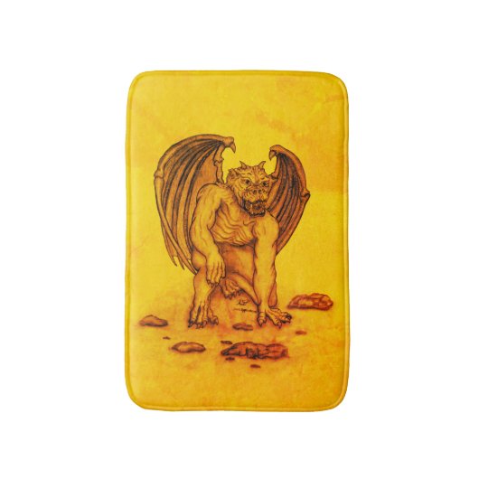 Tapis De Bain Golem Gargoyle (Devant (Vertical))