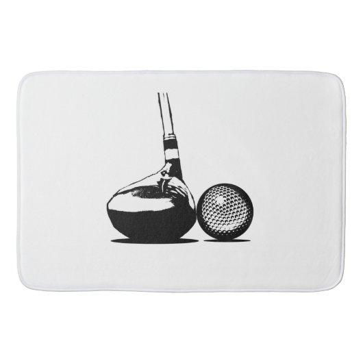 Tapis De Bain Golf Ball et Club (Devant)