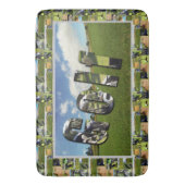 Tapis De Bain Golf Course Photo Collage Et Logo, (devant Vertical)