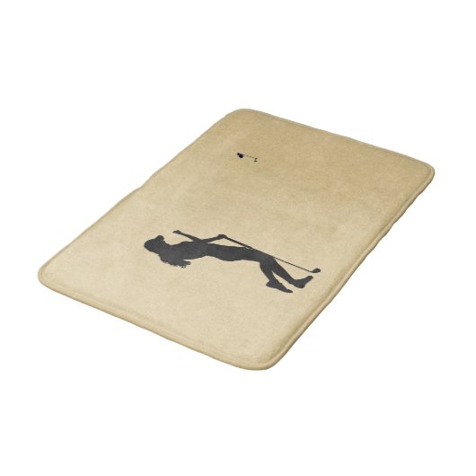 Tapis De Bain Golf Dames Cuir Aspect (Angle)
