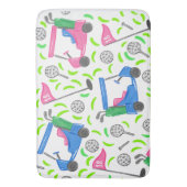 Tapis De Bain Golf rose bleu (devant Vertical)