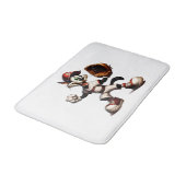 Tapis De Bain Goofy Cat Baseball Pitcher Monte (Angle)