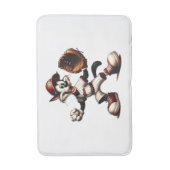 Tapis De Bain Goofy Cat Baseball Pitcher Monte (Devant (Vertical))