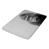 Tapis De Bain Gorille noire blanche (Angle)