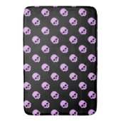 Tapis De Bain Gote Goth Crânes roses (devant Vertical)