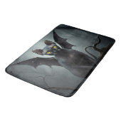 Tapis De Bain Goth Black Elf Sphynx Chat Bat Wings Art Salle de (Angle)